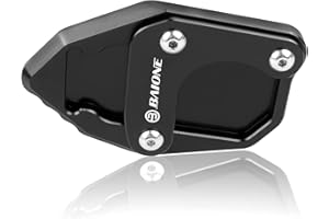BAIONE Kickstand Extension Pad Replacement for Honda CRF300L CRF 300L Rally 2021 2022 Motorcycle Side Stand Foot Enlarger Plate Extender (Black)