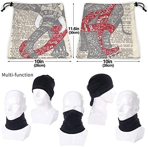 Unisex Seamless Neck Gaiter Bandana Balaclava Headwear Scarf Face Cowl