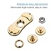 Posife EDC Spinner Fidget Toy - Brass Metal - Full Ceramic Bearings - Table Top & Hand Spinning - For Relieving Stress, Anxiety & Boredom - For Kids & Adults