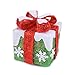 Set of 3 Lighted Gift Box for Christmas and Holiday Decorations