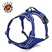 Chai's Choice Dog Harness Vest Large (Royal Blue) | Comfortable & Secure with Adjustable Strap Soft Padded Dog Vest | No-Choke & Easy Control Pet Oxford | 3M Reflective Stripes for Dog Visibility