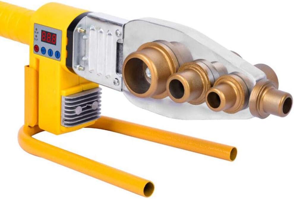 RSGDWD Digital display PPR hot melter, water pipe hot melter 20-63 heat sealing plastic welding machine intelligent temperature-adjusting thermal welder for welding PPR, PE, PP, PVC pipe