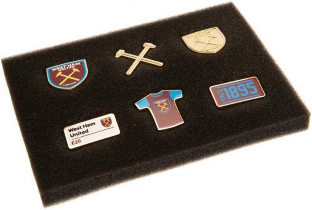 Amazon.com : West Ham United F.c. 6 Piece Badge Set Official