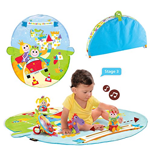 Yookidoo Baby Gym Activity Play Mat 3 Stage Accessory Gym with More
