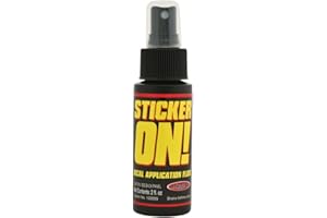 Hardline Products 964 Sticker-On! Decal Application Fluid, 2 Ounces , Black