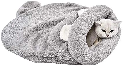 Ygjt Lit Pour Chatspetit Chien Sofa Coussin De Couchage Panier De Haute Qualité Tapis Accessoire Pour Animaux Domestiques 52x40x13cm Gris