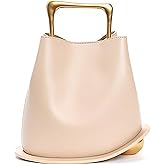 ZGRJSZDD Women PU Leather Handbag Crossbody Shoulder Purse Top Handle Bucket Bag