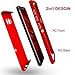 MChoice for Samsung Galaxy S8 Plus 6.2inch, 360° Full Cover Shockproof Hard Phone Case+Protector Film for Samsung Galaxy S8 Plus 6.2inch (Red)