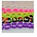 ZS 9 Pair Silicone Flexible Thin Ear Plugs Tunnels Double Flared Expander Ear Gauges Piercing (Gauge=3/4