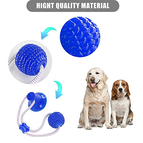 image for Feeke Pet Molar Bite Toy, Multifunction Interactive Ropes Toys, Self-P