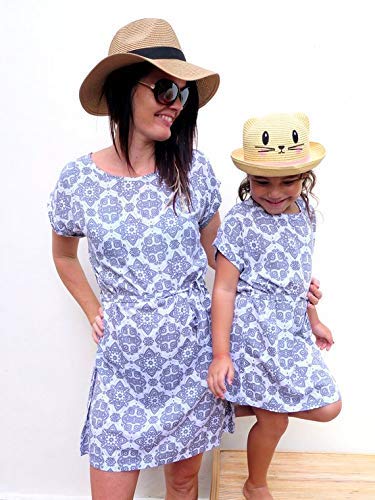 Mutter und Tocher Kleider Set, Mutter Tochter Partnerlook, Mama Tochter Kleid, Mutter Tochter Outfit, Muttertag Geschenk, Boh