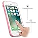 iPhone 7 Clear Case, Vcloo Waterproof Case for iPhone 7,Transparent Crystal Case, Dust Proof Snow Proof Shockproof Heavy Duty Slim Protective Cover Case for iPhone 7 with Screen Protector (Pink)