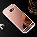 Galaxy S7 Case,HAOTP(TM) Beauty Luxury Trendy Glitter Vibrant Cute Fashion Hybrid Soft TPU Mirror Cover Case for Samsung Galaxy S7 (Rose Gold)