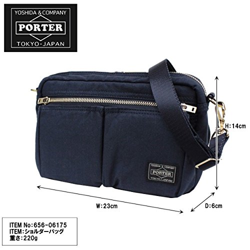 PORTER draft Yoshida 2way shoulder bag pouch 656-06175 Black | eBay