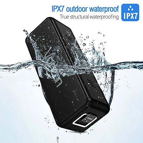Vanzon X5 Pro Bluetooth Speakers - Portable Wireless Speaker V5.0 with 20W Loud Stereo Sound, TWS, IPX7 Waterproof & 24H Playtime, Extra Bass Perfect for Travel, Home and Outdoors