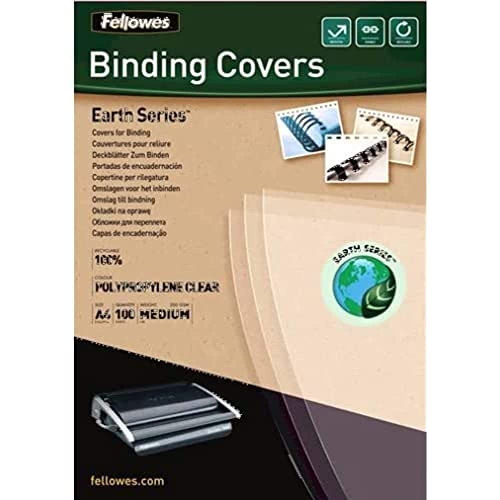 Fellowes A4 Polypropylene Binding Cover (Pack of 100)