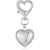 HESSAWELL Gold Charm Heart Keychain for Women Bagchain Gold Fashion Keychains Accessories
