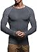 LEIF NELSON Men's Knit Pullover LN20729; Size L, Anthracite