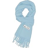 Glory Max Unisex Plain Solid Color Winter Scarf Cashmere Feel Soft Classic 72"x12"