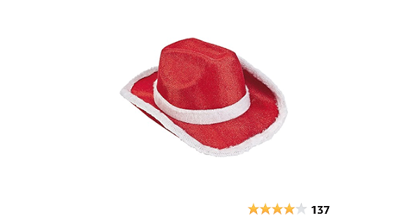 Fun Express Santa Claus Cowboy Hat 