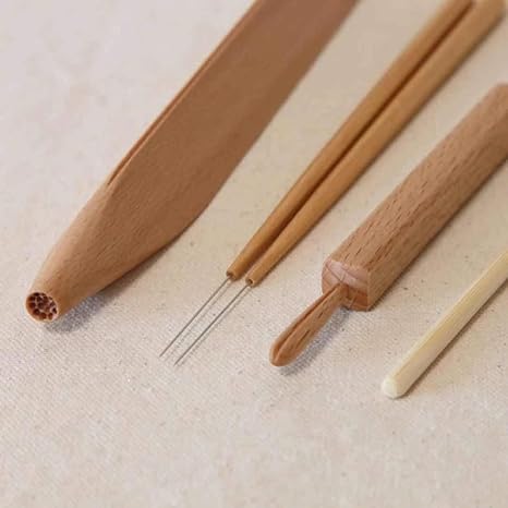 Amazon Co Jp Kennkunn 新品 和菓子道具セット 針切り 三角棒 菊 筋付押し棒 スタイル２６ ホーム キッチン