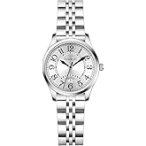 Szaikyri Classic Watch for Women with Easy Read Time Arabic Numerals Ladies Watch with Calendar Water Resistant