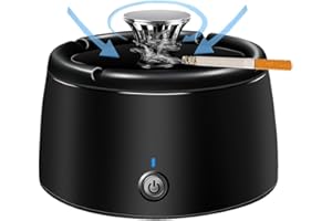 AJINIEHJ Smokeless Ashtray 2 in 1 Air Purifier Ashtray Smoke Removing Ash Tray Portable Smokeless Ashtrays USB Rechargeable Electric Ashtrays for Home Office