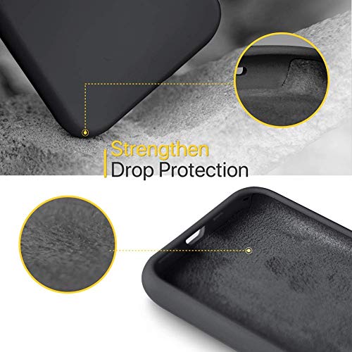 Loxxo® Case for iPhone 11 Pro, Case Cover with Liquid Silicone Rubber, Comfortable Grip, Screen & Camera Protection, Vel