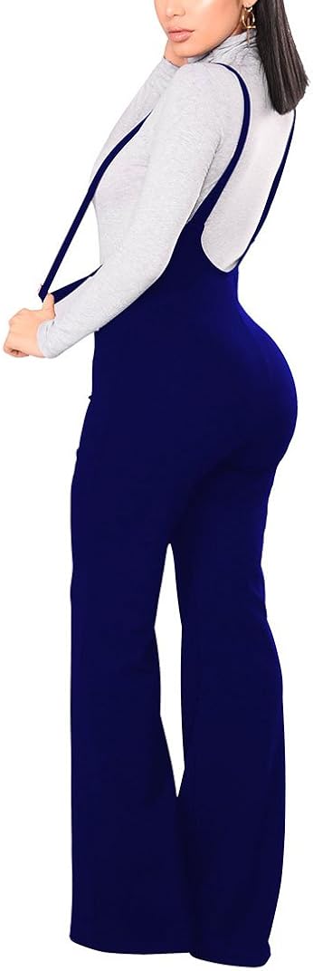 high waisted bell bottom overalls