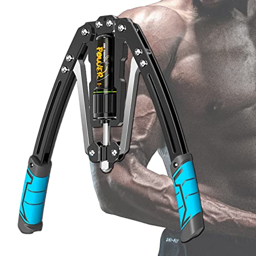 Twister Arm Trainer - Adjustable Steel Spring Chest & Arm Workout Equipment For Home Gym, Upper Body Strength Builder