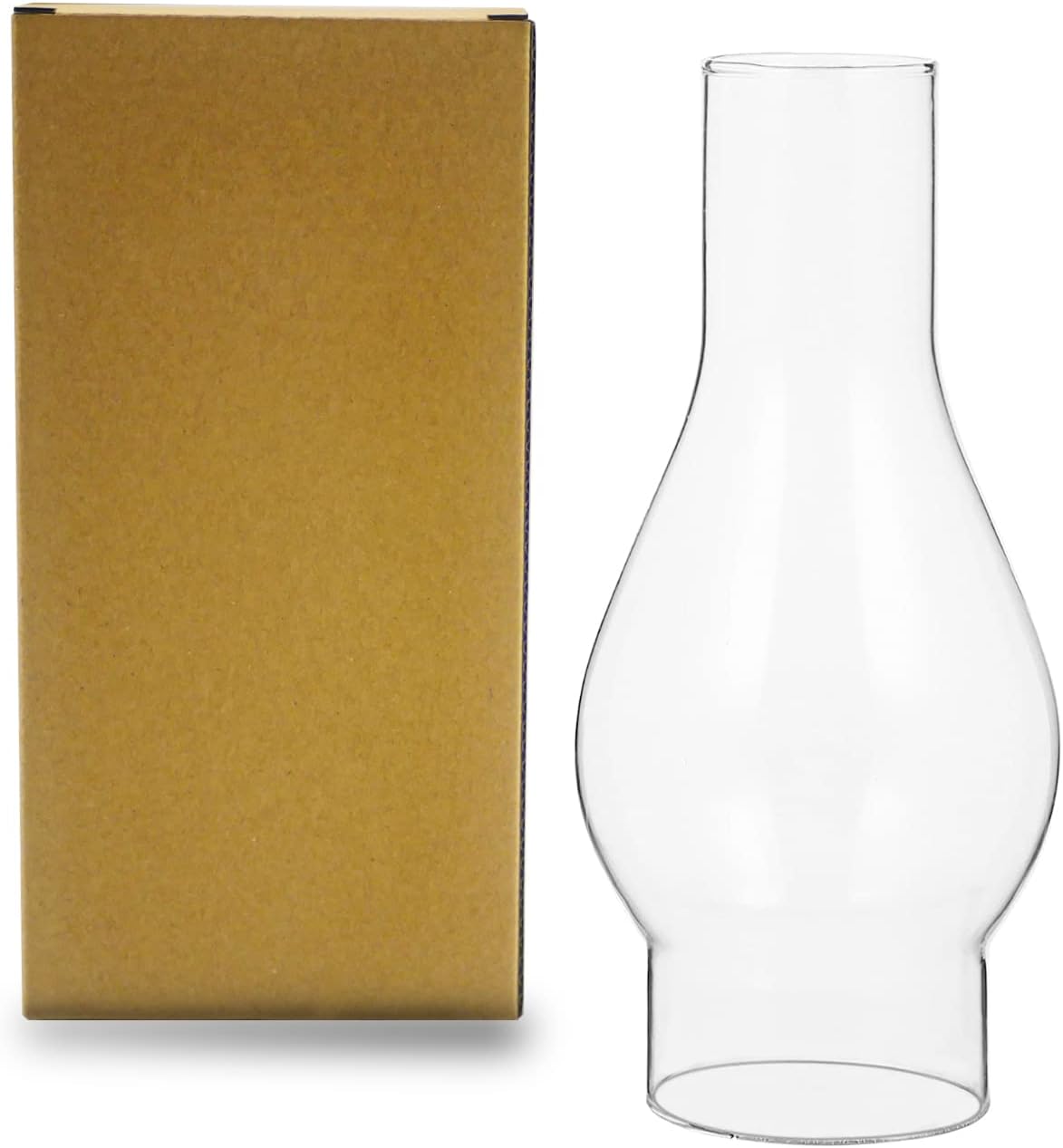 Oil Lamps & Accessories - GXFCCYXT Oil Lamp Chimney 2 1/8 Inch Base 6 1/2 Inch Height Kerosene Lamp Shade Tall Clear Glass Replacement Lamp