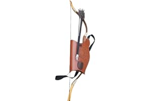 UNISTRENGH Archery Recurve Bow Case PU Leather Bow Bag for Traditional Recurve Bow Longbow