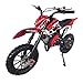 SYX MOTO Kids Mini Dirt Bike Gas Power 2-Stroke 50cc Motorcycle Holeshot Off Road Motorcycle Holeshot Pit Bike, Fully Automatic Transmission, Red