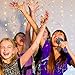 Novelty Place 12-Piece Inflatable Microphones - Assorted Colors, Giant Blow-Up Rock Star Microphones for 80s, 90s Musical Concert Party Favors (10 Inches)