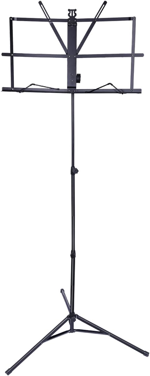 Leggio Musicale CAHAYA Pieghevole - Altezza Regolabile 78-142cm, Per Spartiti E Libri - Foto 9