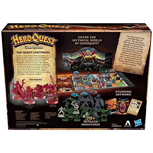 Hasbro Gaming Avalon Hill HeroQuest Game System, Fantasy Miniature