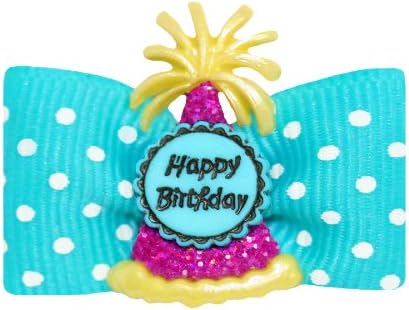 Hot Bows Birthday Bash with 2-Latex Bands for Dogs
