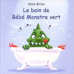 Le  bain de bébé Monstre vert