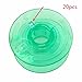 YEQIN 20pcs Green Bobbins #4125615-45 #4123078-G #4131825-45 For Viking Designer Platinum Lily Series White Home Pfaff