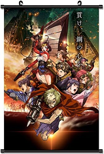 Wall Scroll Poster Fabric Printing For Anime Koutetsujou no Kabaneri Ikoma S