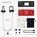 JDB Sport Wireless Bluetooth Headphones In-ear Earbud IPX4 Sweatproof Noise Cancelling for Samsung iPhone iPad HTC and More Smartphones (RED)