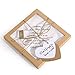 Ling's moment Handkerchief, Hankie for New Mom Gift, Wedding, Birthday,100% Cotton