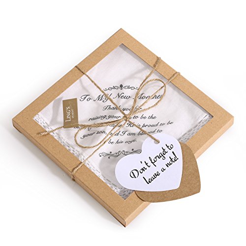 Ling's moment Handkerchief, Hankie for New Mom Gift, Wedding, Mather's Day Gift, 100% Cotton Ling's moment Handkerchief, Hankie for New Mom Gift, Wedding, Mather's Day Gift, 100% Cotton