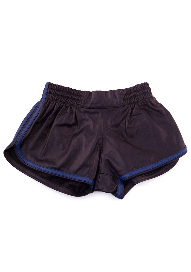 Rouge Garments Black and Blue Sports Shorts
