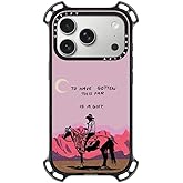 CASETiFY Bounce iPhone 17 Pro Case [Shockproof/Compatible with Magsafe / 21.3 ft. 7X Military Grade Drop Protection] - Cowboy Quest - Clear Black