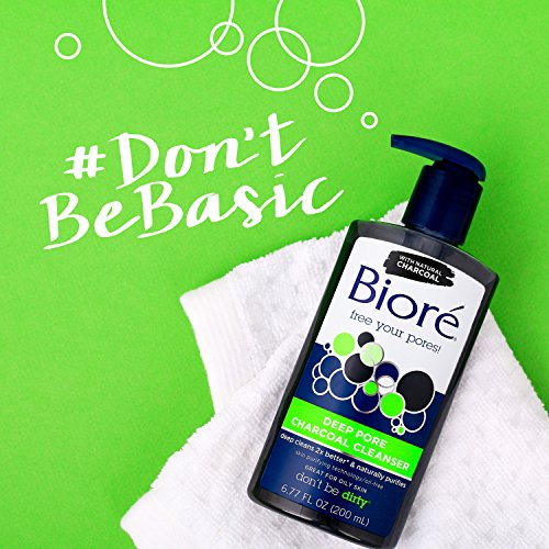 Biore Deep Pore Charcoal Cleanser Face Wash for Oily Skin, 200 ml Buy