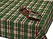 DII Holiday Kitchen and Table Décor Christmas Cloth Square Napkin Set, Dark Green Plaid, 6 Count
