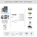 HDMI VGA AV Adapter Converter, 2019 Latest 4 in 1 Plug and Play Digtal AV Adapter Compatible for iPhone X / 8 / 8Plus/7/7Plus/6/6s/6s Plus/5/5s iPad iPod to Projector HDTV Projector Monitor (Sliver)