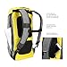 Incase Halo Collection Courier Backpack, Heather Gray/Black/Yellow, One Size