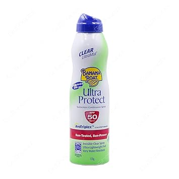 Banana Boat Ultra Protect Sunscreen Continuous Spray SPF 50 PA++++ 170 Gram